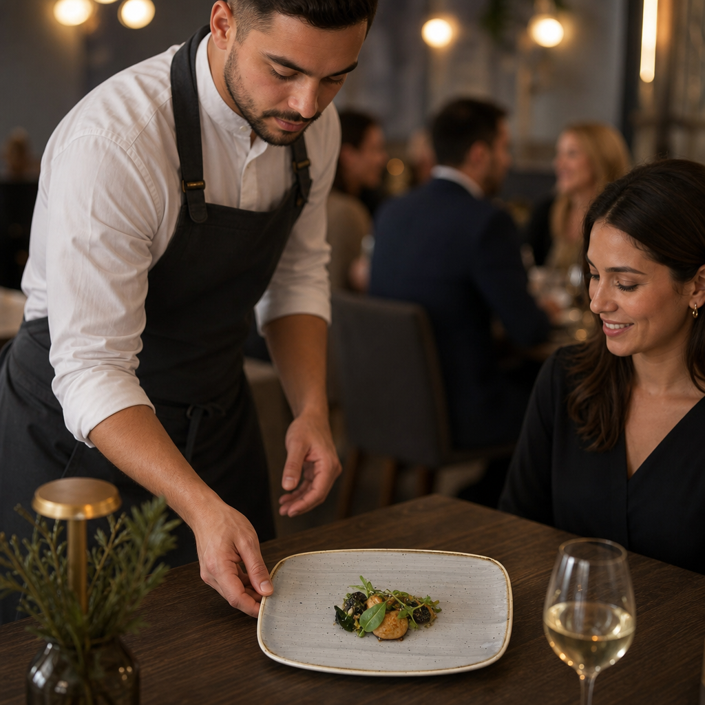 Rectangular Plates Grey Vitrified Ceramic for Elegant Dining (Pack of 12)