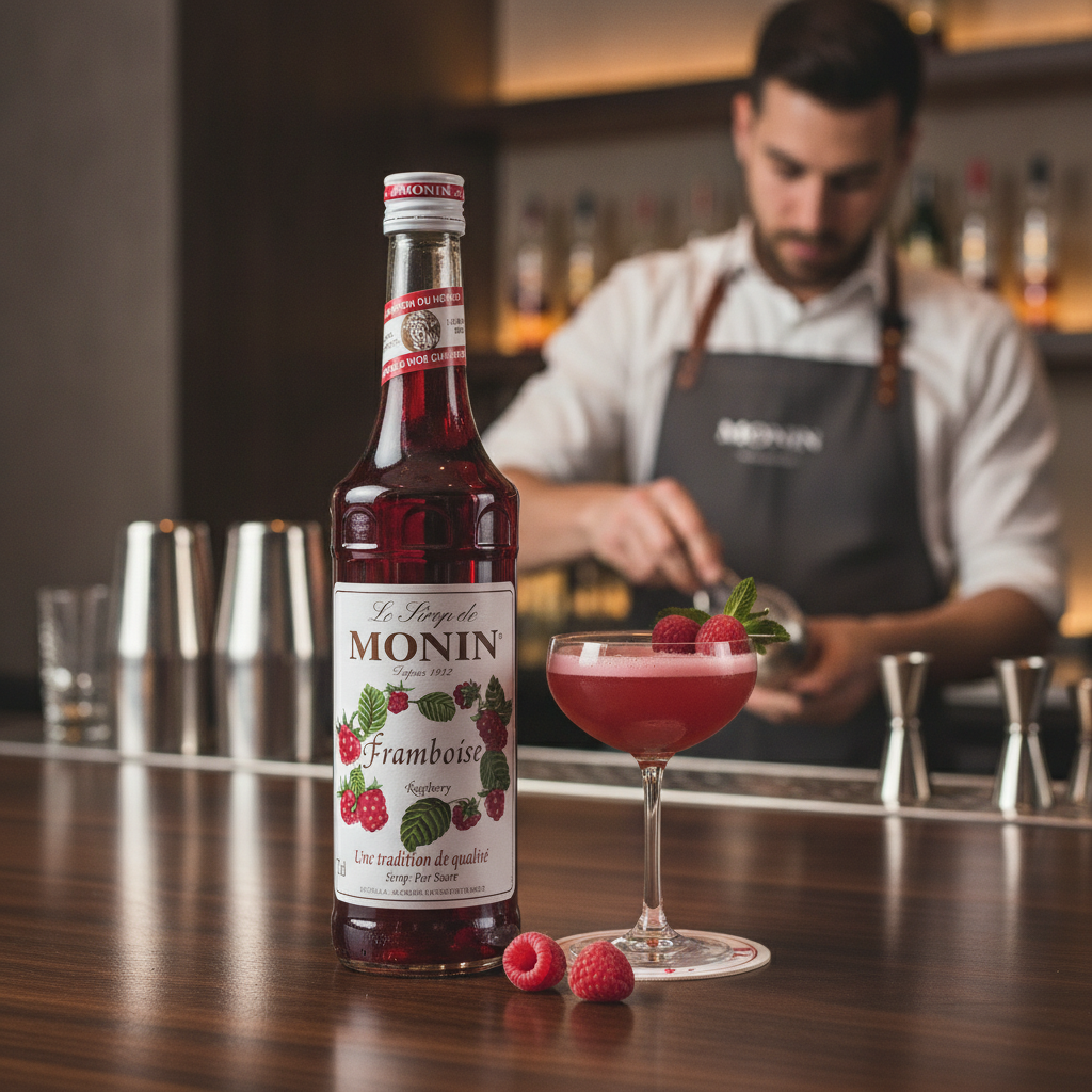 Natural Raspberry Syrup 700ml for Cocktails & Desserts