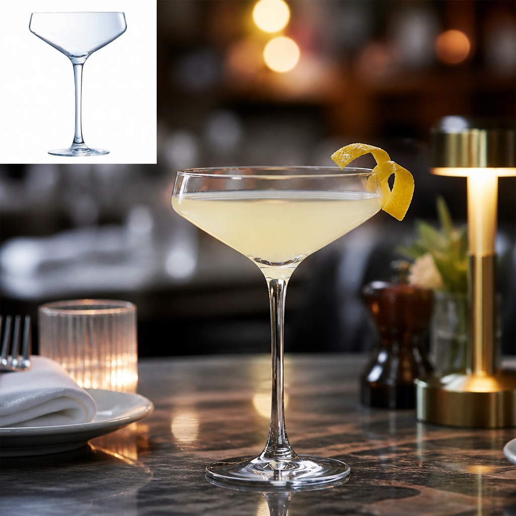 Krysta Clear Cocktail Saucers 300ml for Professional Use (Pack of 12)