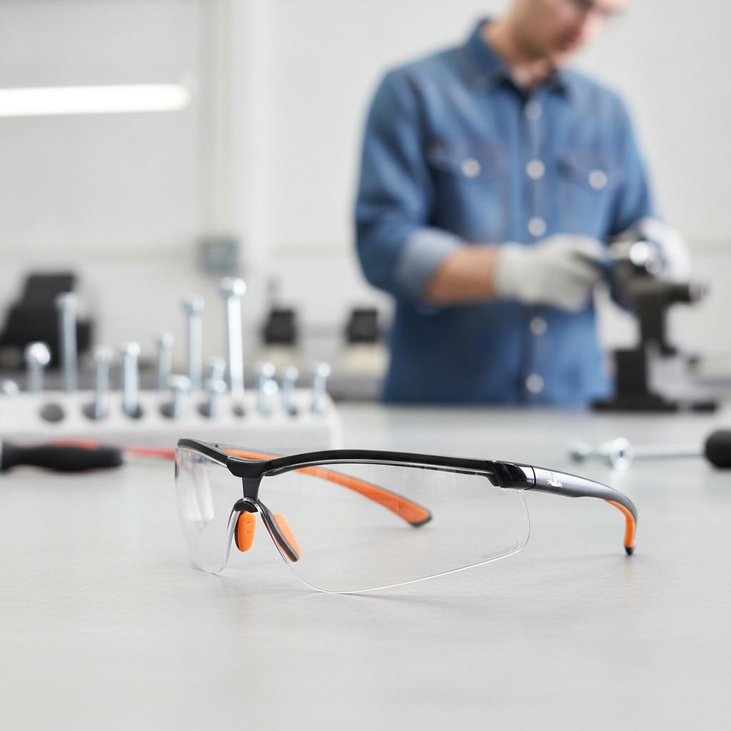 Polycarbonate Clear Sports Glasses for Workplace Safety