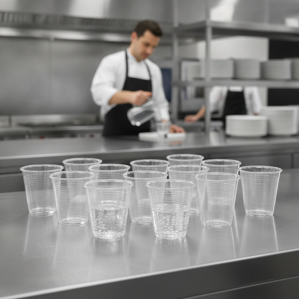 Clear Disposable Cups 200ml for On-the-Go Hydration (Pack of 2000)