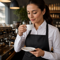 Fine China Espresso Cup 82ml with Black Rim for Catering (Pack of 24)