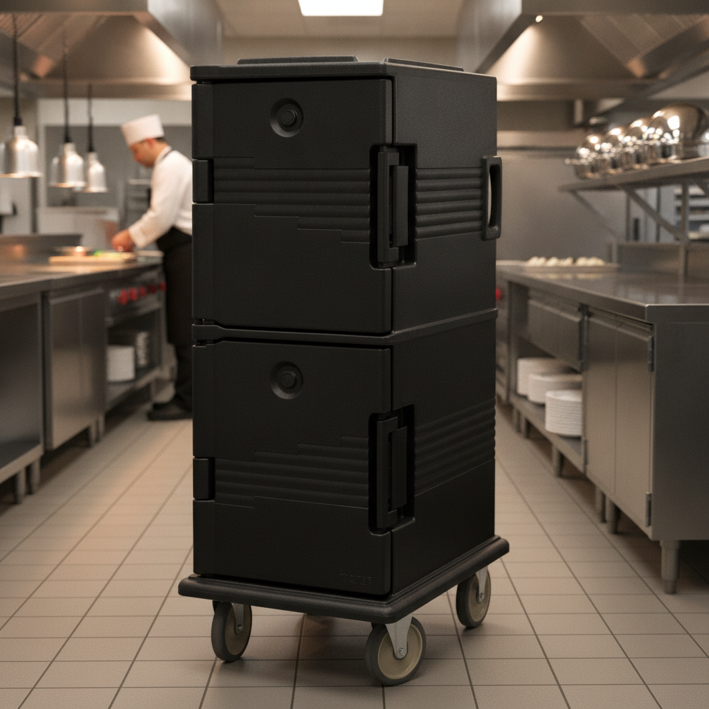 High Density Polyethylene Insulated Food Cart for Catering Events