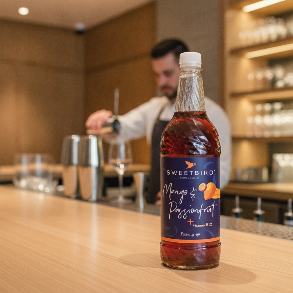 Mango & Passionfruit Syrup 355ml for Refreshing Beverages