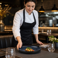 Dinner Plates & Blue 230mm Black Melamine for Restaurants & Catering