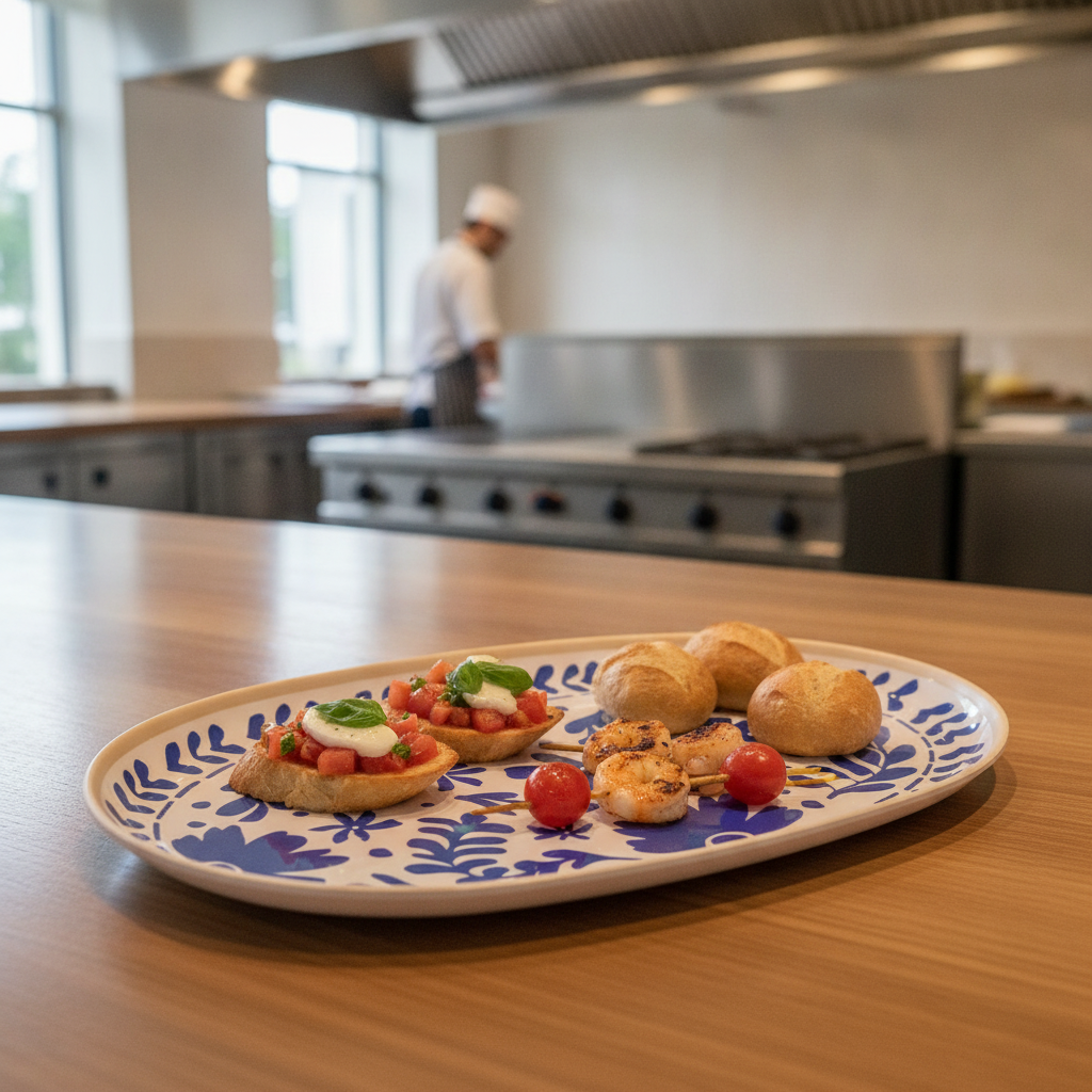 Melamine Serving Tray 405x245mm for Restaurants & Catering