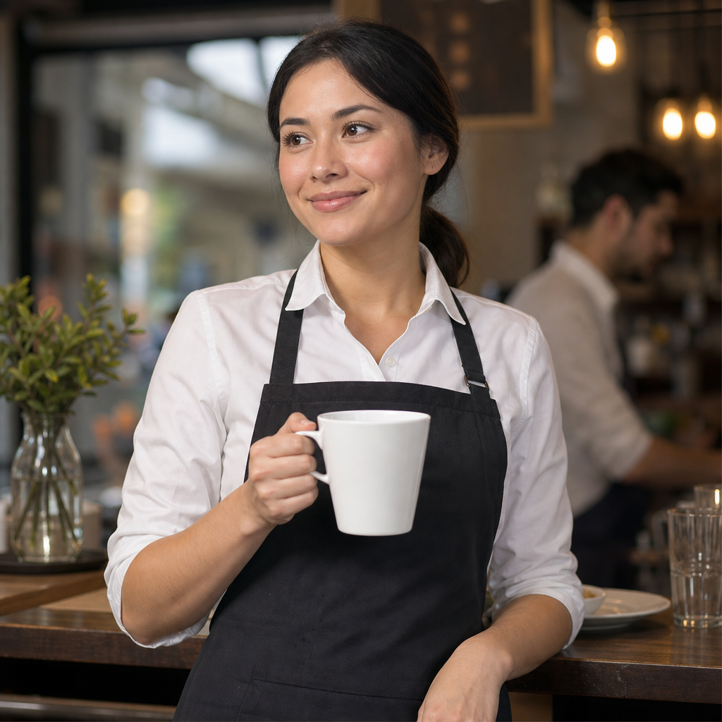 Latte Mug 340ml Porcelain for Professional Catering (Pack of 12)