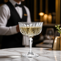Eco-Crystal Champagne Saucers 240ml for Celebrations (Pack of 12)