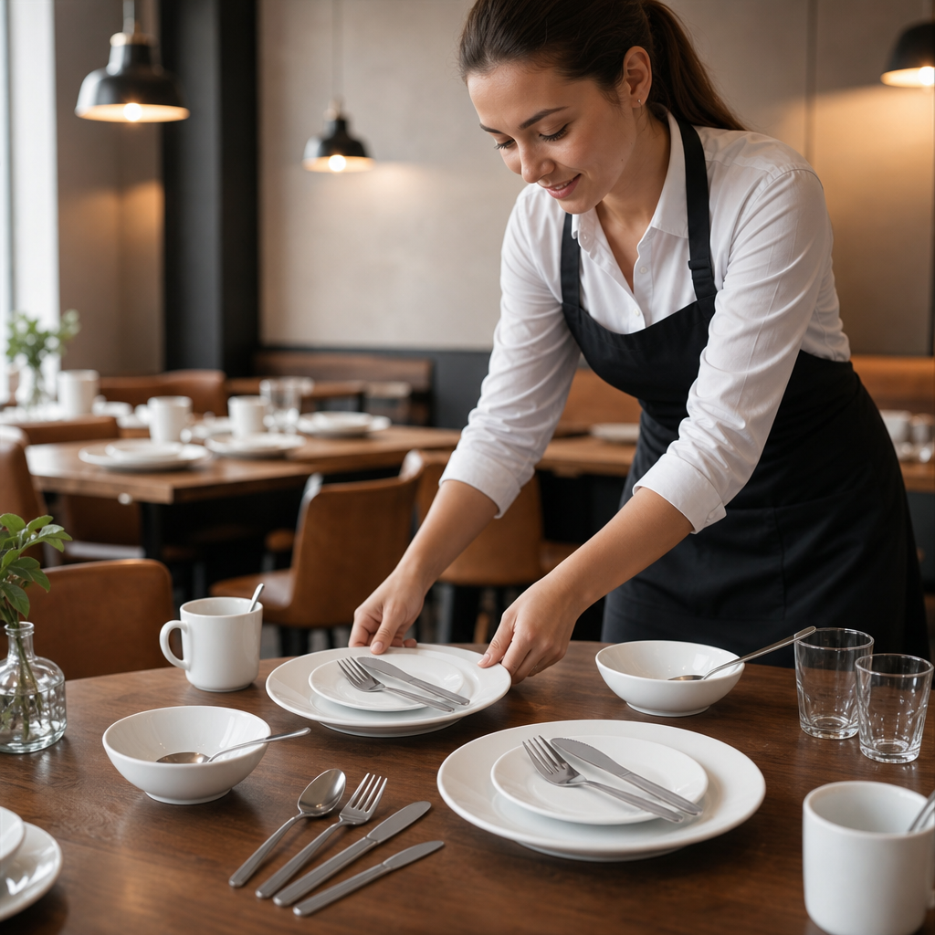 Stainless Steel Cutlery and Crockery Set for Student Accommodation