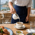 White Super Vitrified Ceramic Jug 560ml for Coastal Caf? (Pack of 12)
