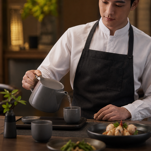 Ceramic Stump Teapot 410ml for Home & Office