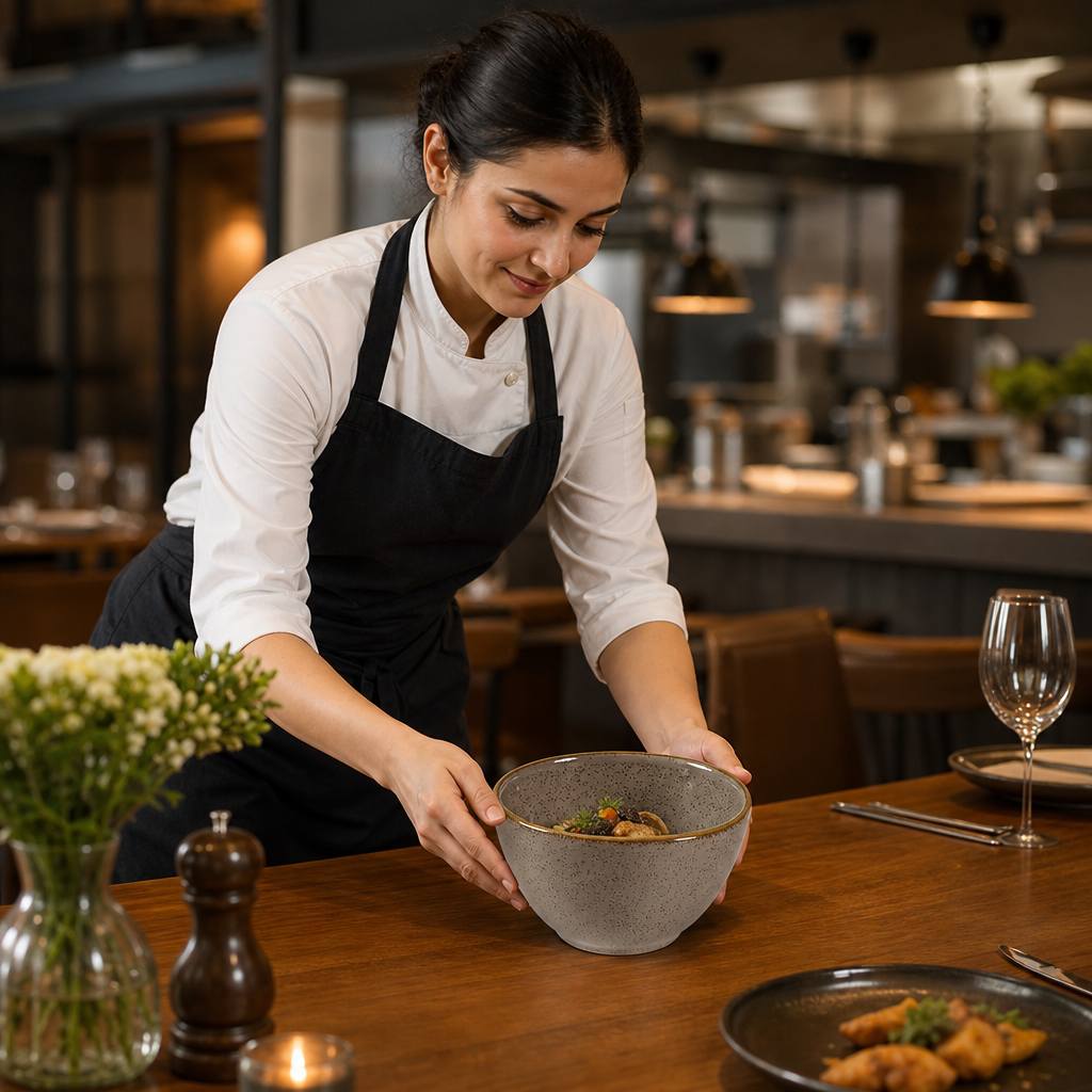 Deep Bowls Vitrified Ceramic for Home Dining (Pack of 12)