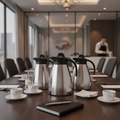 Stainless Steel Vacuum Jug 1L for Office Meetings