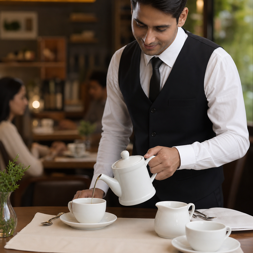 Porcelain Teapots 500ml for Cafés & Coffee Shops (Pack of 2)