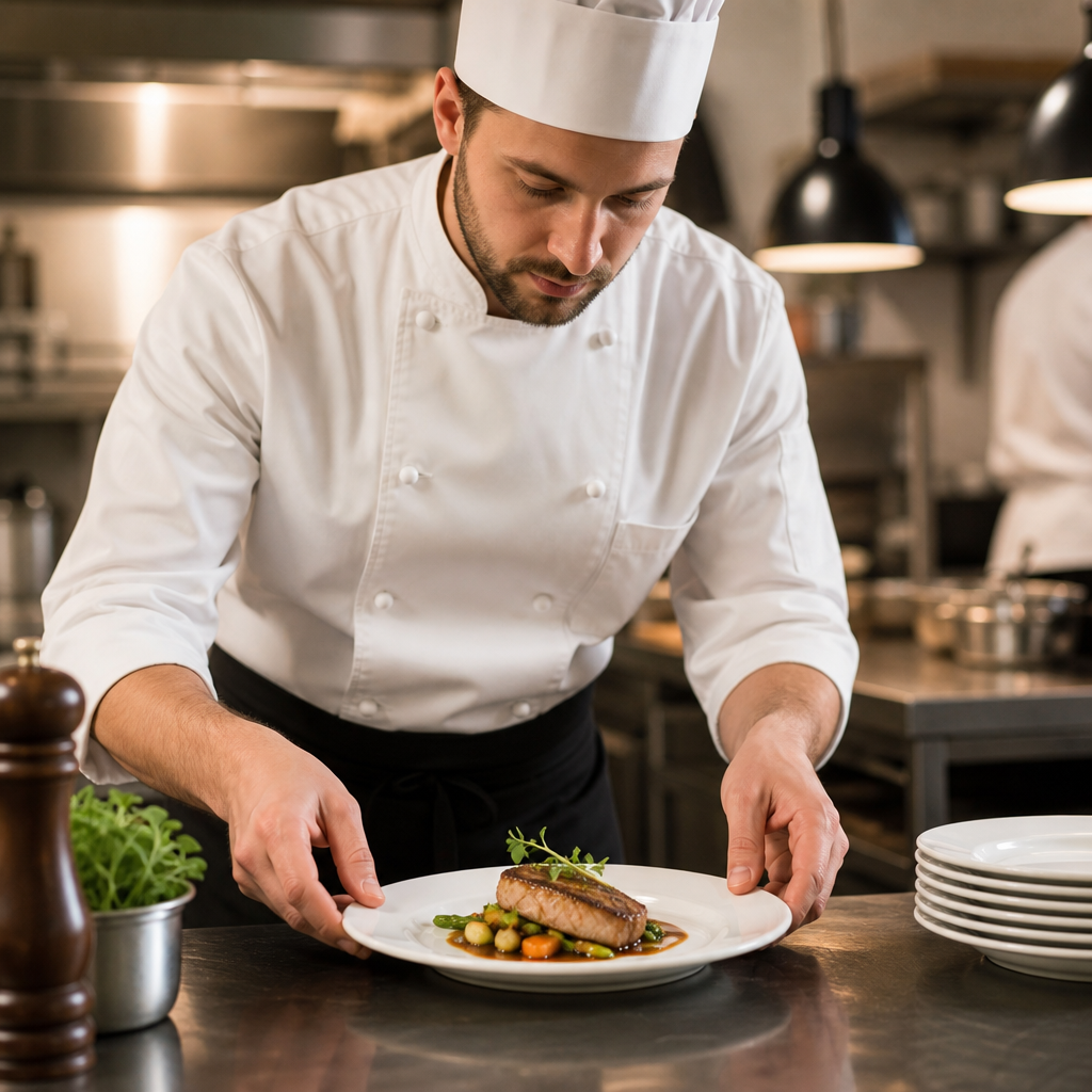 Rimmed Plates 228mm Porcelain for Professional Catering (Pack of 6)
