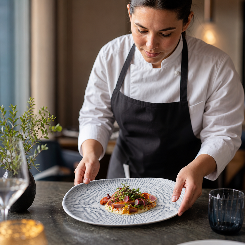 Oblong Plates 260x200mm Indigo Vitrified Ceramic for Hospitality (Pack of 6)