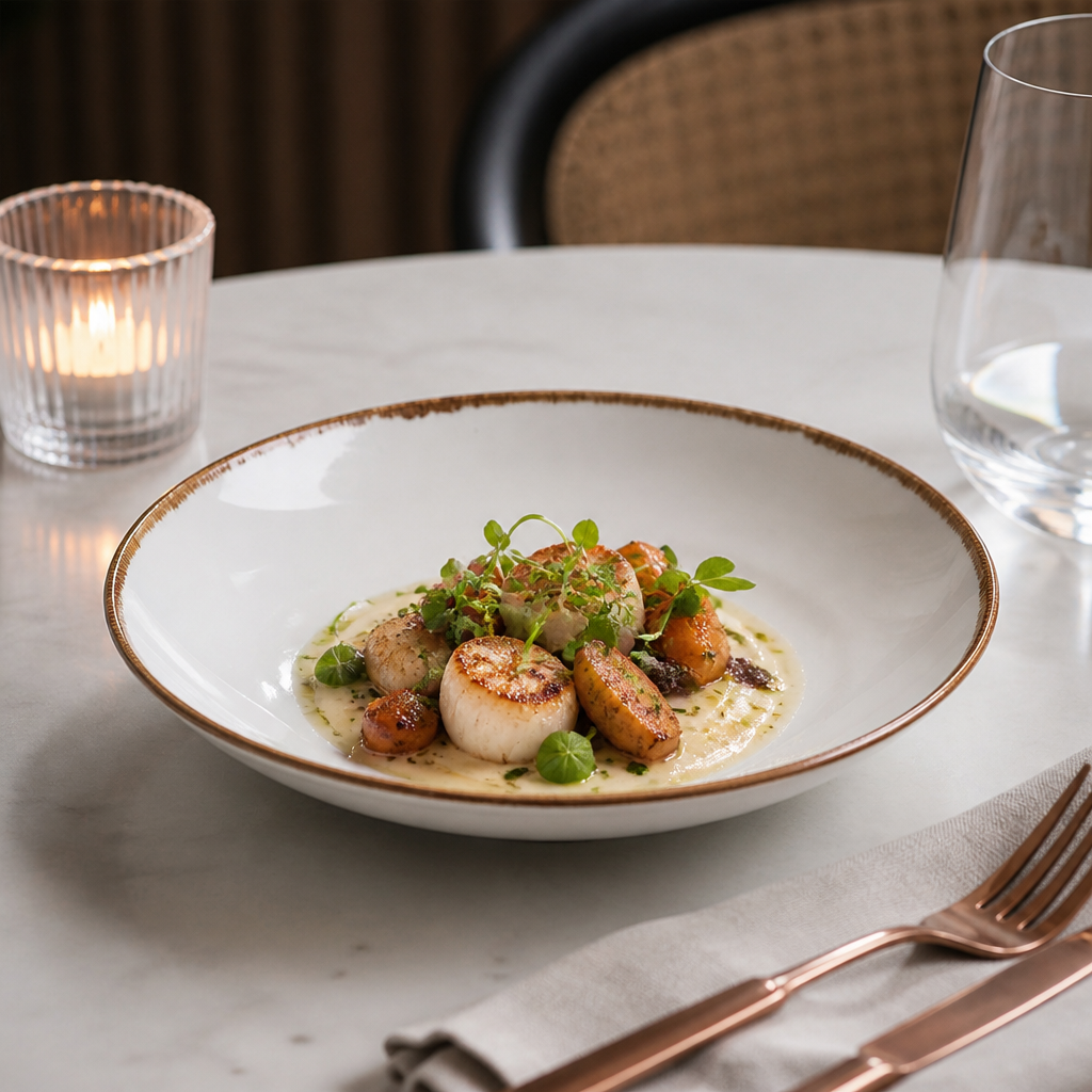 Hand-Crafted Porcelain Coupe Bowls 182mm for Farm-to-Table Dining