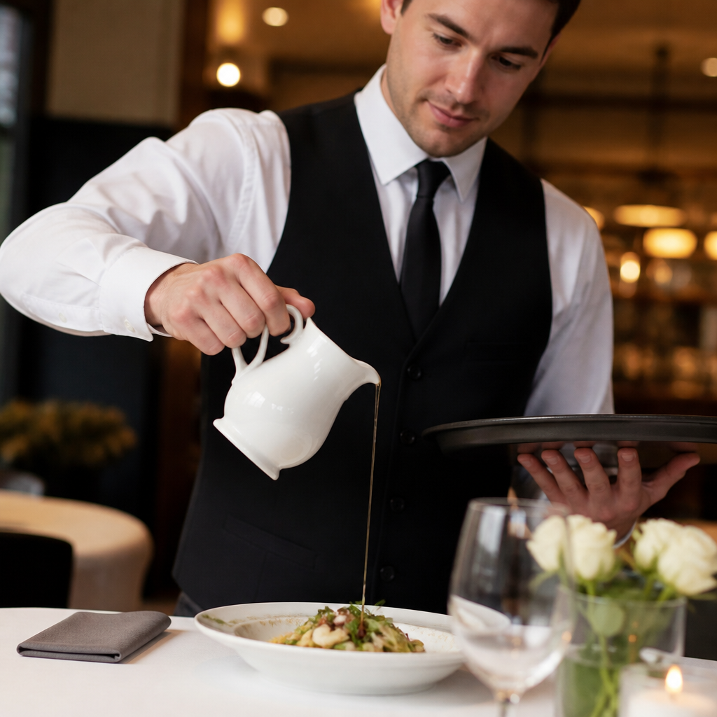 Porcelain Jugs 142ml for Catering Use (Pack of 4)