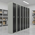 Powder Coated Steel Black Lockers 450mm Deep for Secure Storage