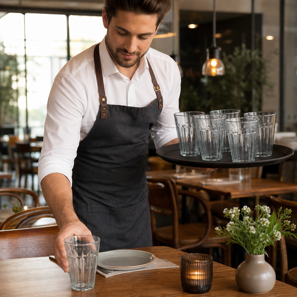 Recycled Glass Tumblers 400ml for Bars & Restaurants (Pack of 6)