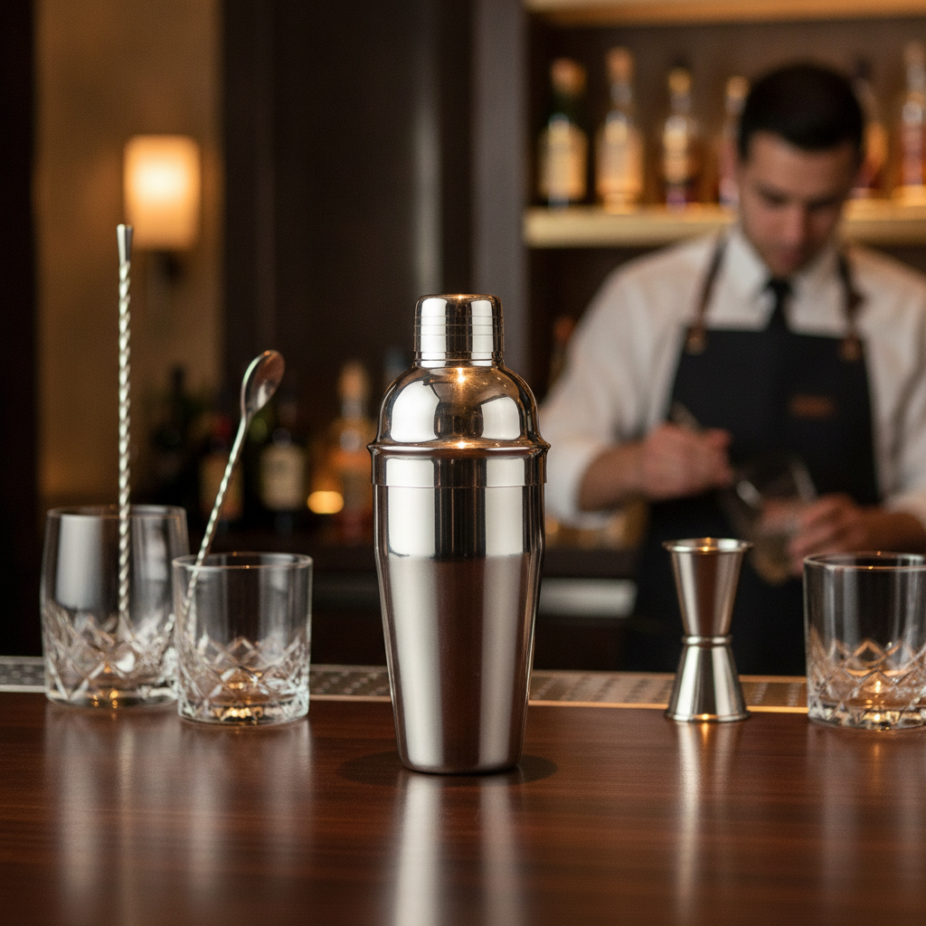 Stainless Steel Cocktail Shaker 900ml for Upscale Bars