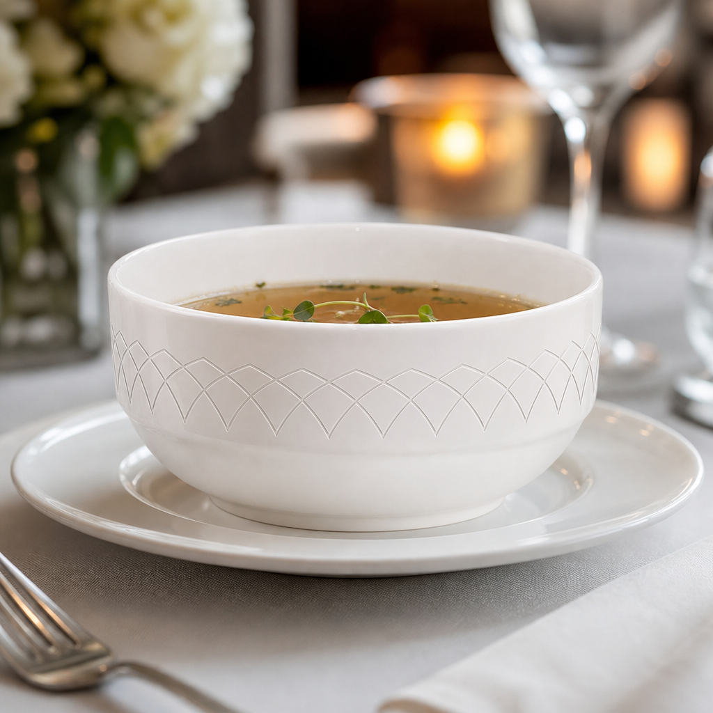 Fine China Consommé Bowl 275ml for Professional Catering