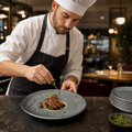 Coupe Plates 300mm Smoke Grey Porcelain for Dining & Catering (Pack of 12)