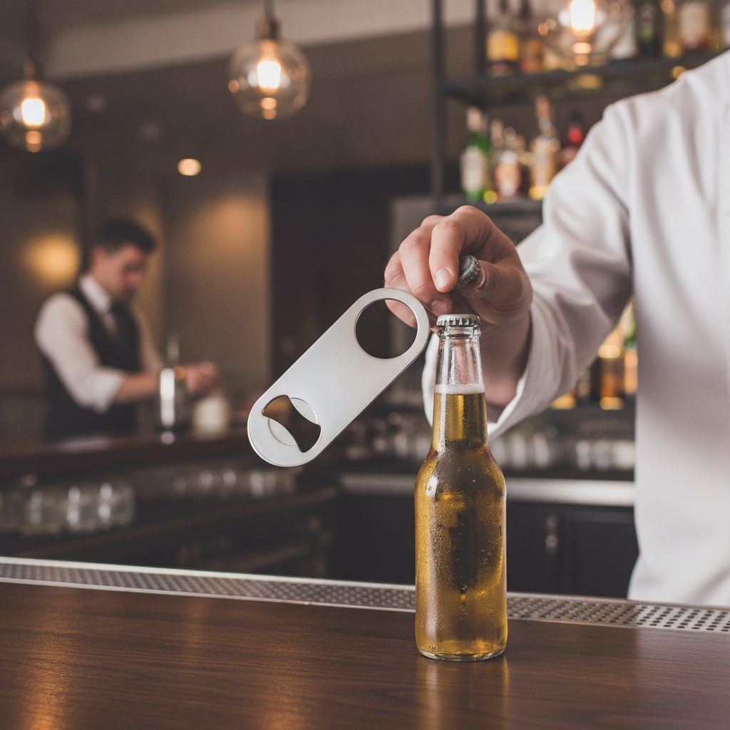 Stainless Steel Bar Blade for Effortless Bottle Opening