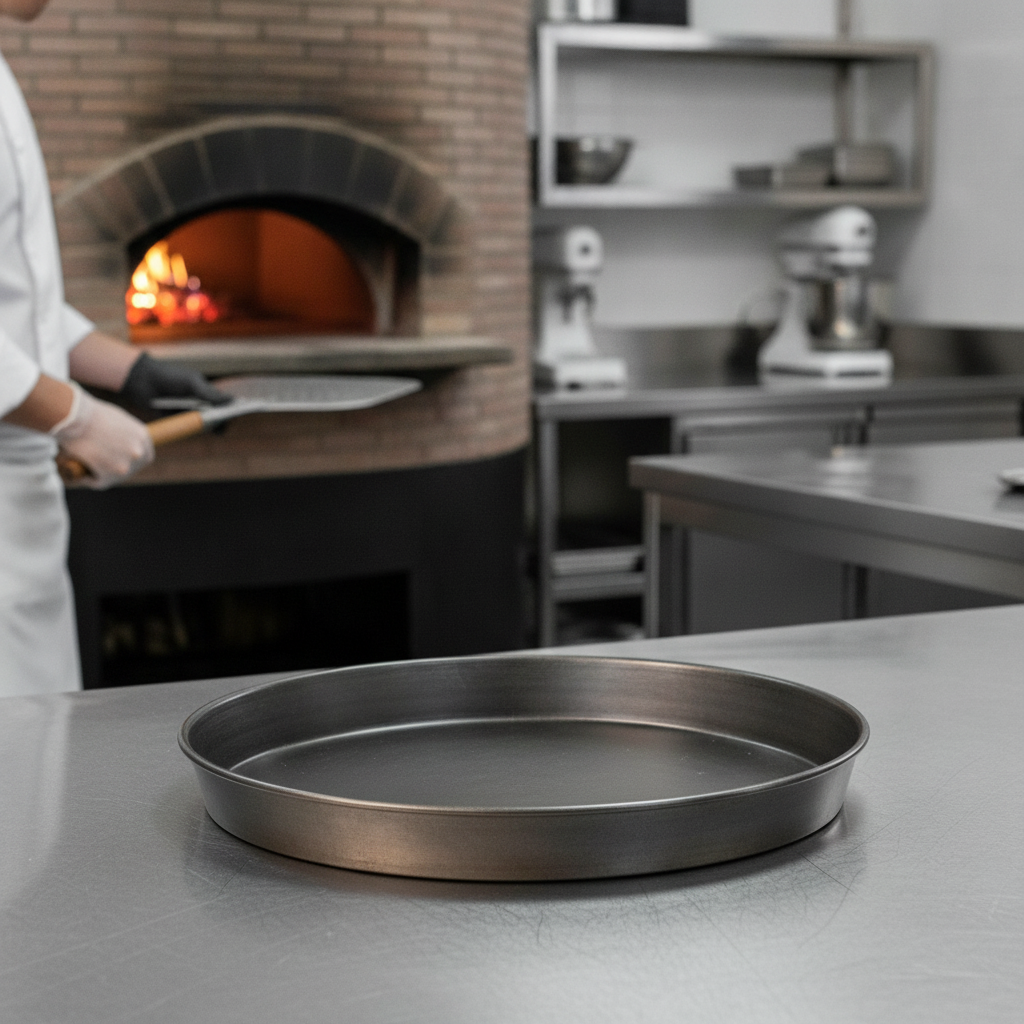 Iron Pizza Pan 10in for Deck and Conveyor Ovens