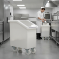 Polyethylene Mobile Ingredient Bin 65L for Food Storage