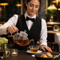 Borosilicate Glass Teapot 1L for Tea and Cocktails (Pack of 6)