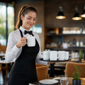 Stackable Mugs 305ml Glass for Cafés & Restaurants (Pack of 6)