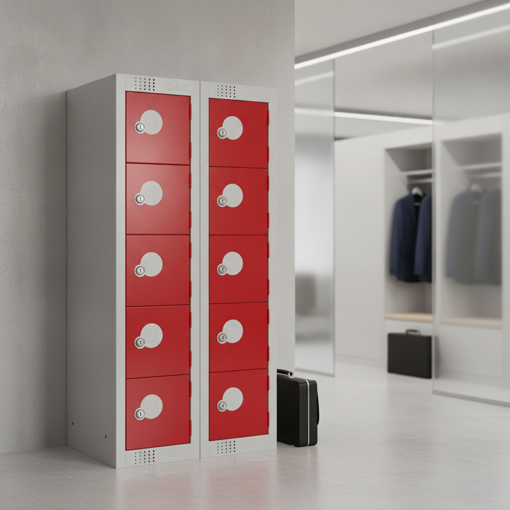 Powder Coated Steel Personal Effects Locker for Secure Storage
