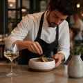 Vitrified Stoneware Deep Bowls in Speckled White for Stylish Table Settings