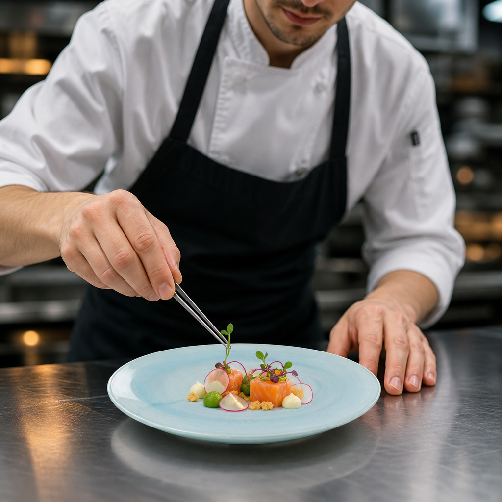 Coupe Plates 165mm Vitrified Ceramic for Professional Plating (Pack of 12)