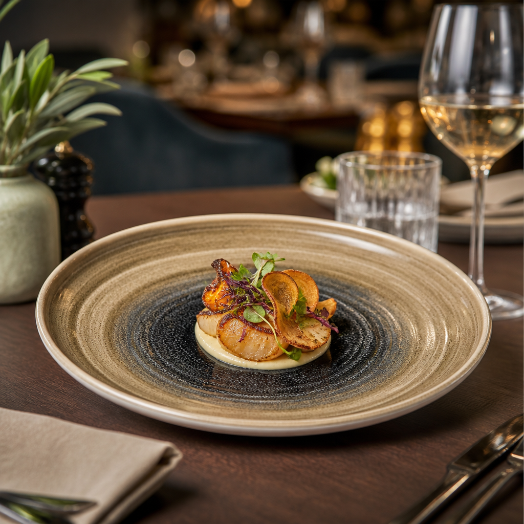 Walled Plates 260mm Porcelain for Dining Experiences (Pack of 6)