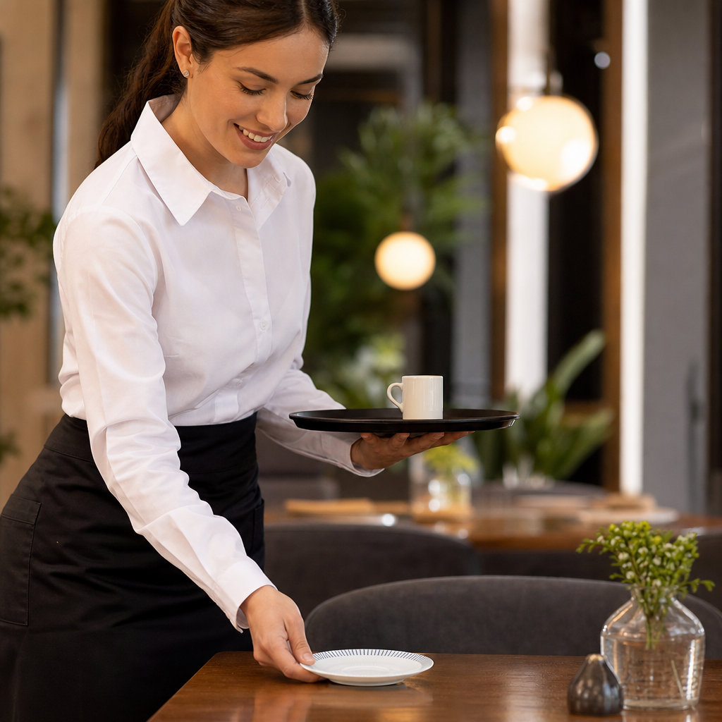 Coupe Espresso Saucers Fine Bone China for Hospitality (Pack of 12)