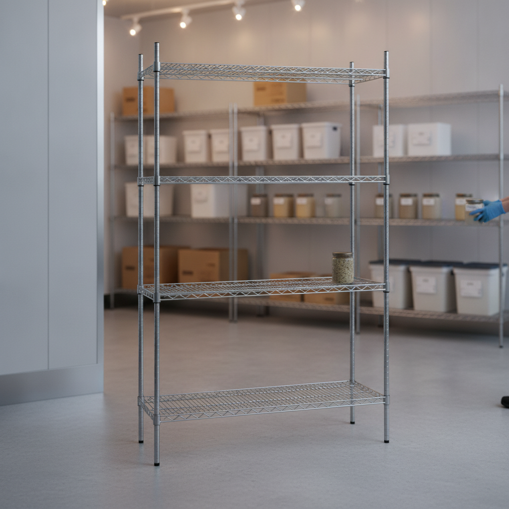 Zinc Coated Steel Wire Shelving Kit 1830mm for Storage Solutions