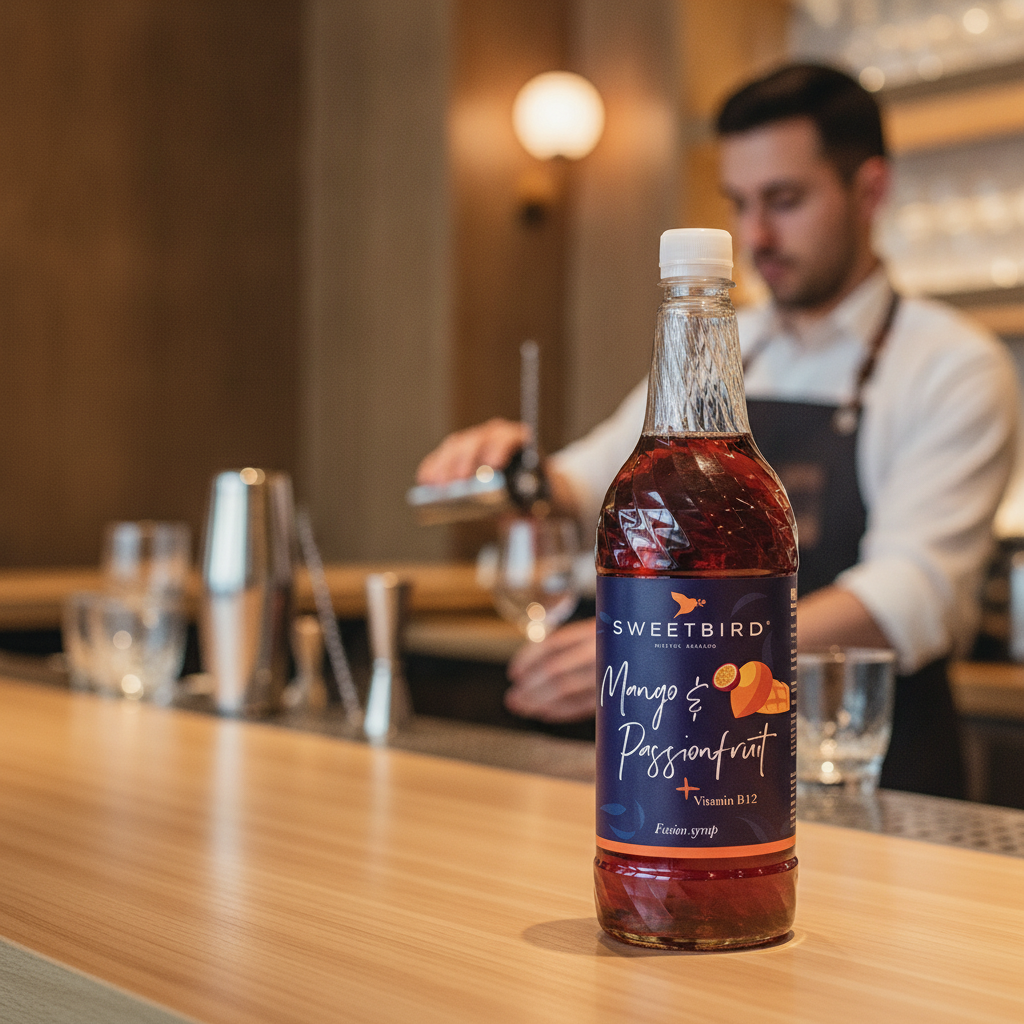 Mango & Passionfruit Syrup 355ml for Refreshing Beverages