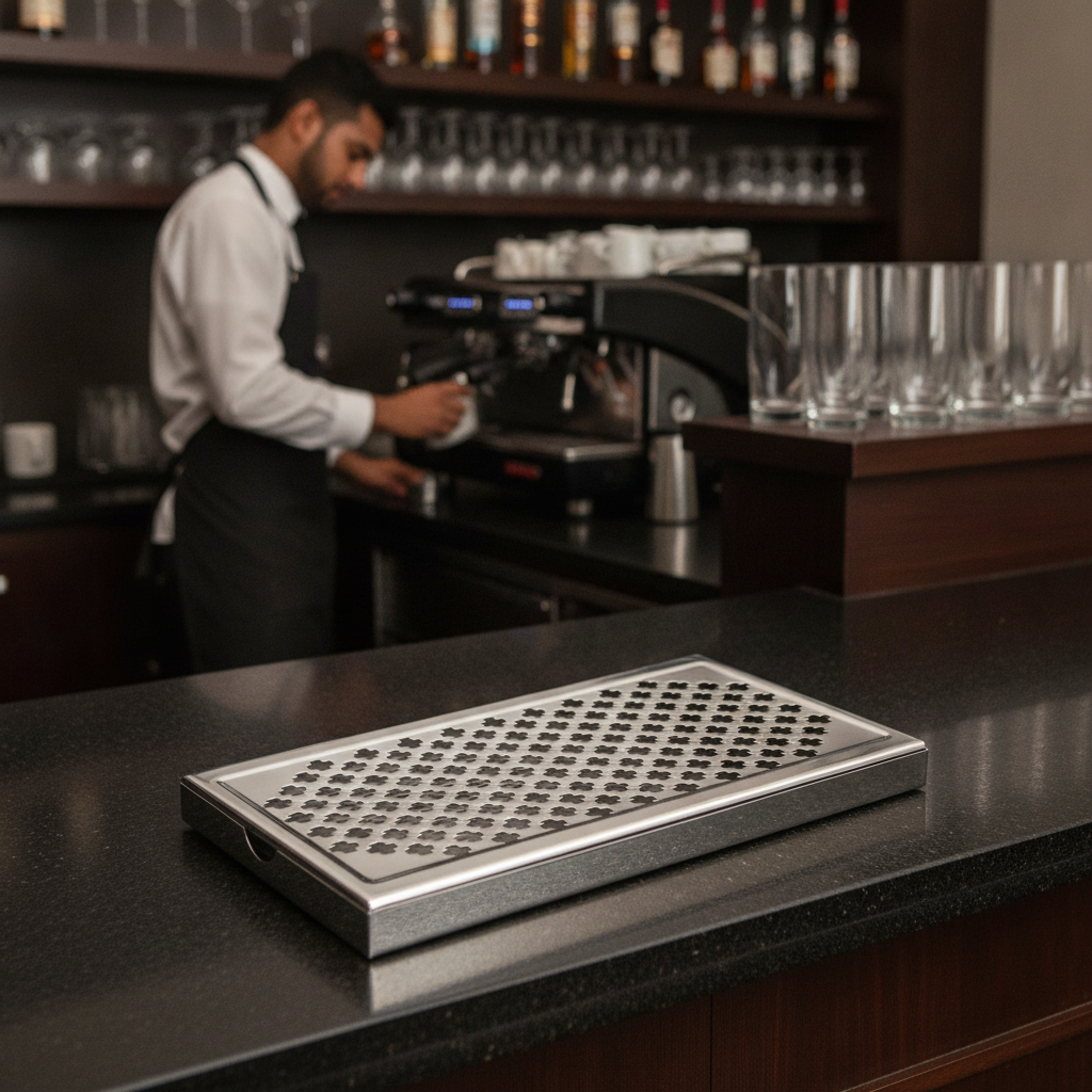Stainless Steel Drip Tray 300 x 150mm for Bars & Pubs