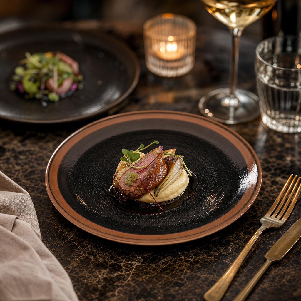 Coupe Plates 150mm Porcelain for Fine Dining Restaurants (Pack of 36)