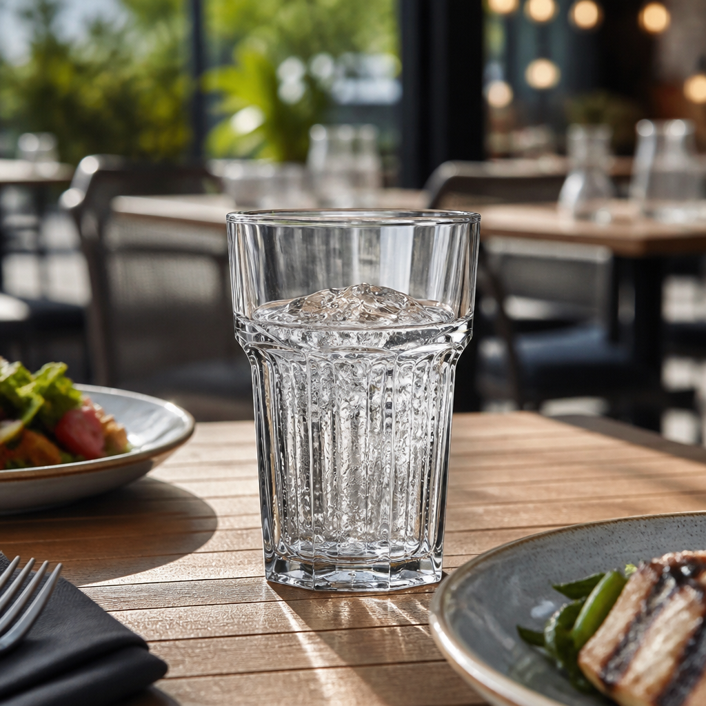 Polycarbonate Nucleated Hi Ball Glass 10oz for Outdoor Use (Pack of 36)