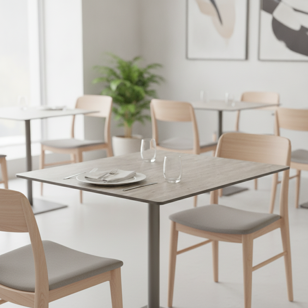 Laminate Rectangular Table Top 1190x690mm for Hospitality