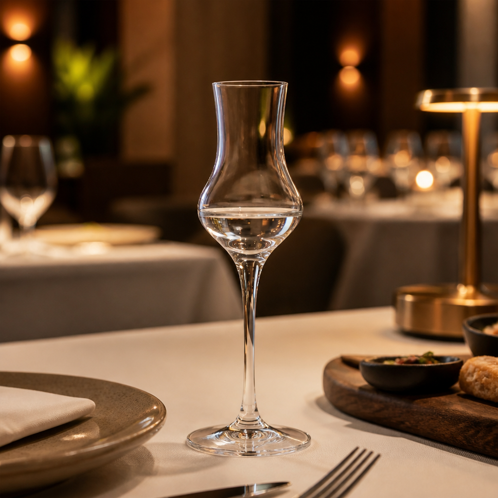 Krysta Glass Grappa Cordial Glasses 100ml for Fine Dining (Pack of 24)