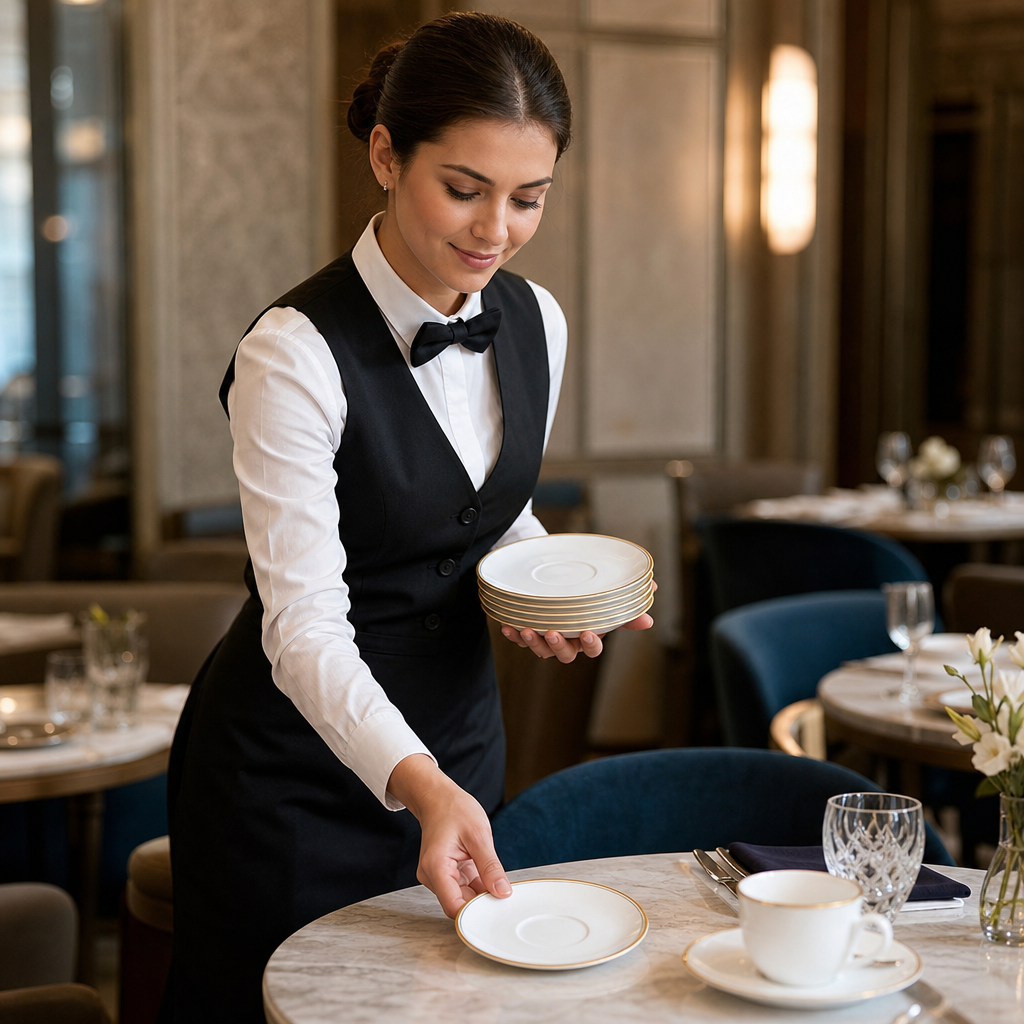 Tea Saucers Rim 160mm Gold Fine Bone China for Elegant Dining (Pack of 12)
