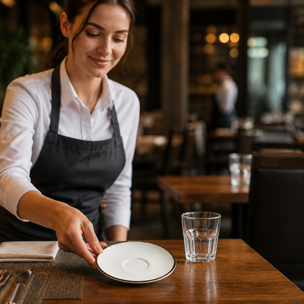 Saucers 125mm Porcelain for Restaurants & Cafés (Pack of 36)