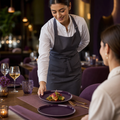 Coupe Plates Purple Vitrified Ceramic for Modern Dining (Pack of 12)