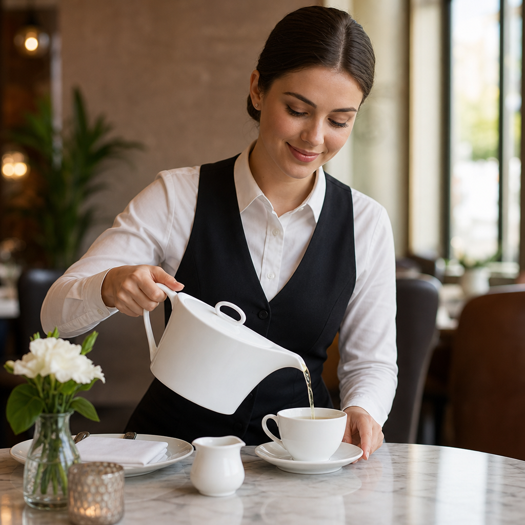 Porcelain Teapot 710ml for Commercial Use (Pack of 6)
