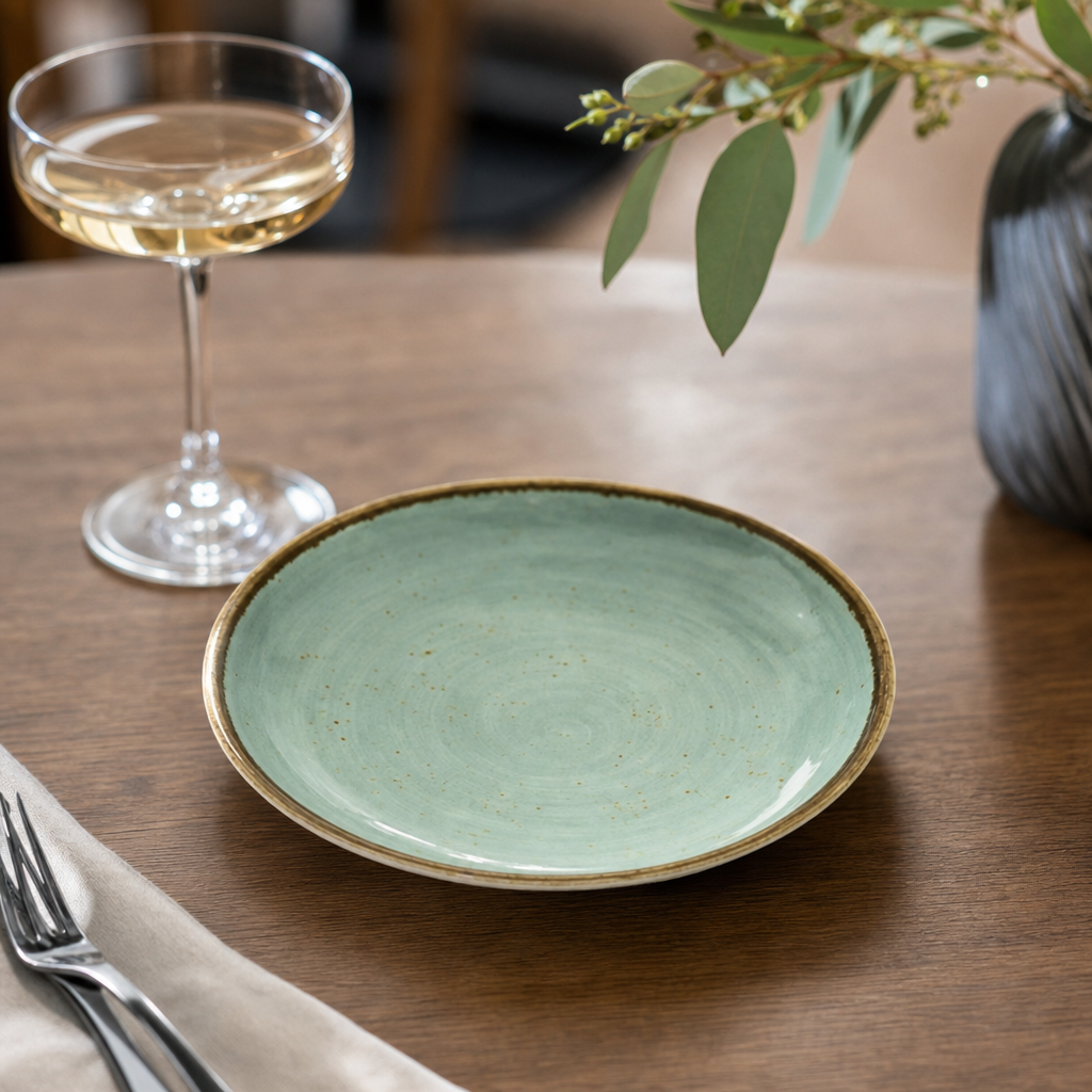 Coupe Plates 162mm Melamine for Casual Dining (Pack of 6)