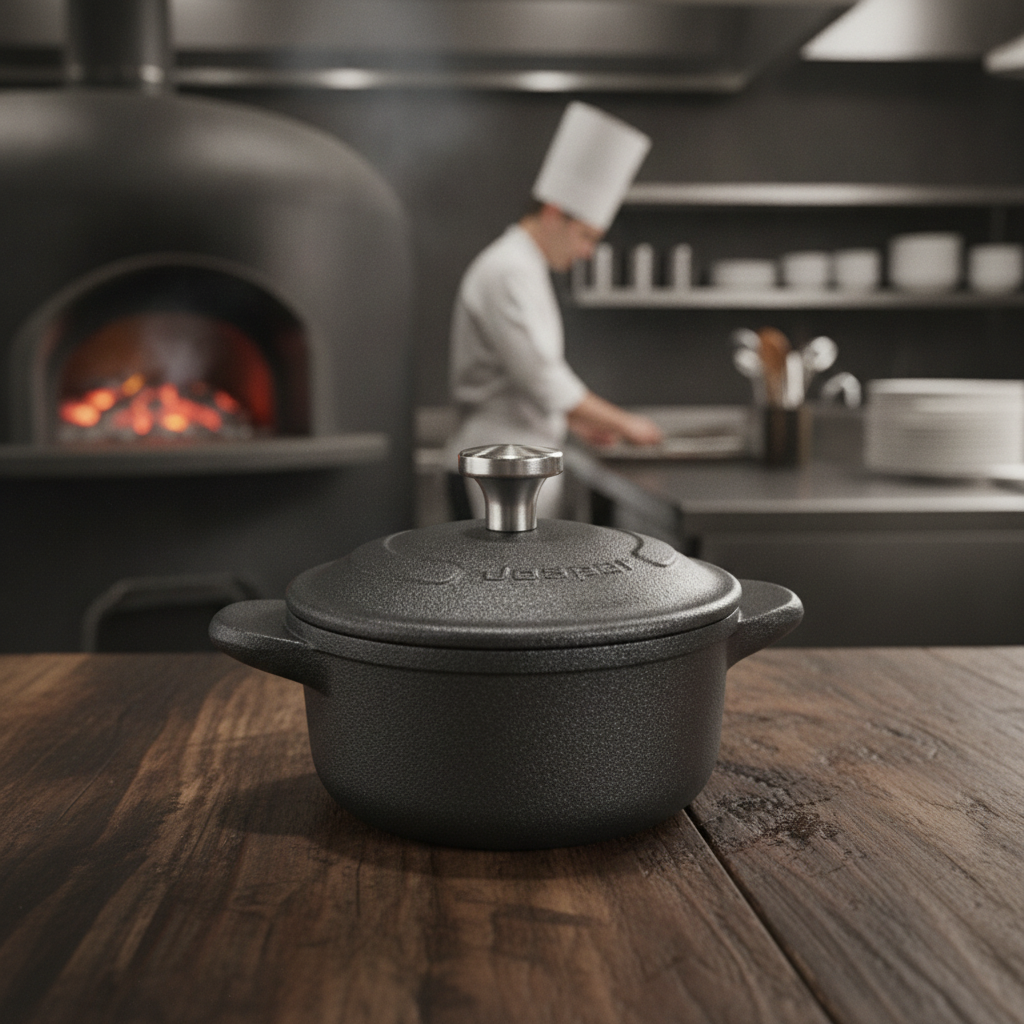 Cast Aluminium Mini Casserole Dish 100mm for Charcoal Ovens
